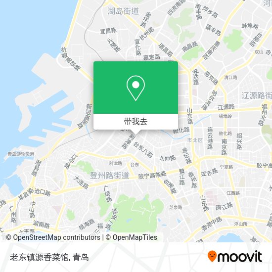 老东镇源香菜馆地图