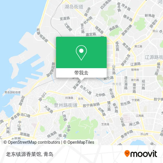 老东镇源香菜馆地图