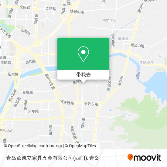 青岛欧凯立家具五金有限公司(西门)地图