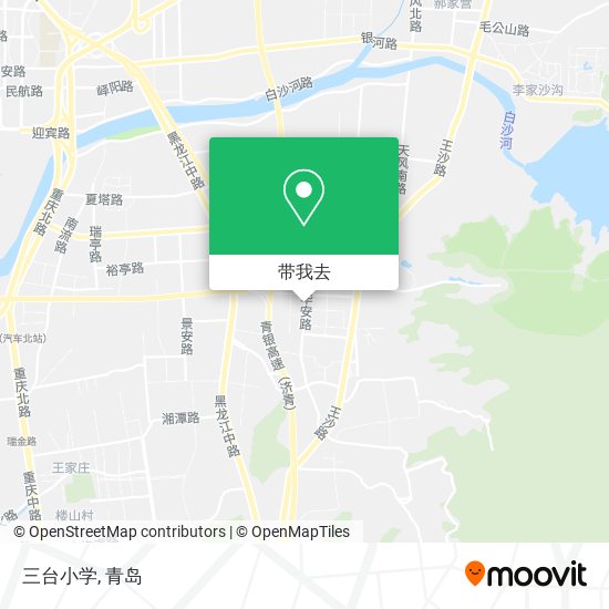 三台小学地图