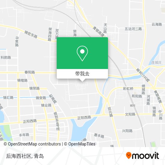 后海西社区地图