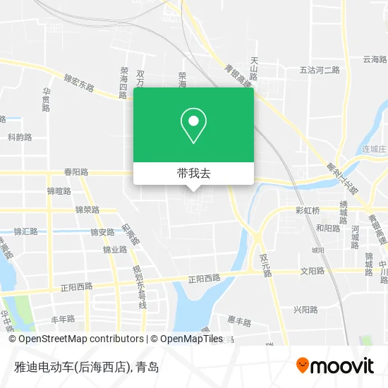 雅迪电动车(后海西店)地图
