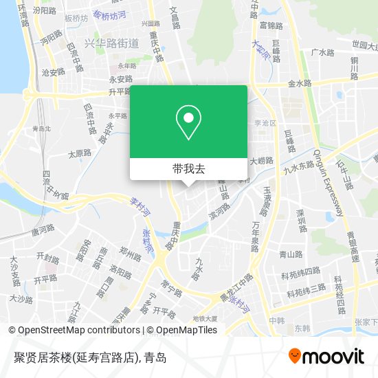 聚贤居茶楼(延寿宫路店)地图