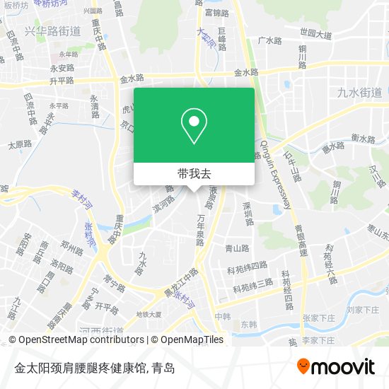 金太阳颈肩腰腿疼健康馆地图
