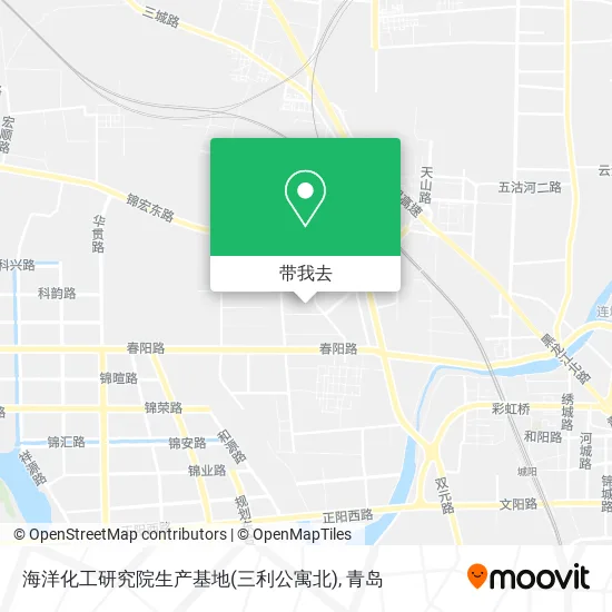 海洋化工研究院生产基地(三利公寓北)地图