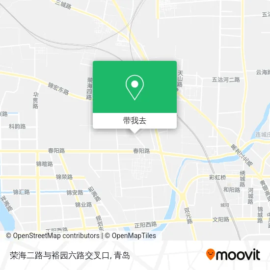 荣海二路与裕园六路交叉口地图