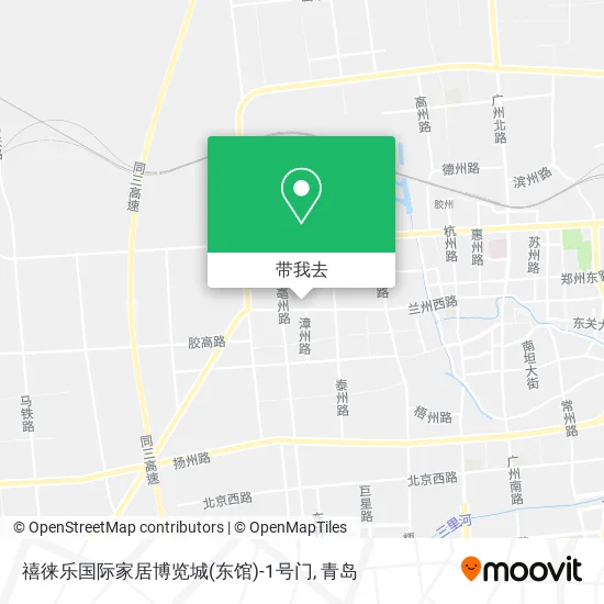 禧徕乐国际家居博览城(东馆)-1号门地图
