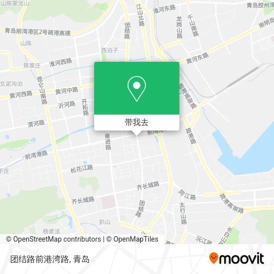 团结路前港湾路地图