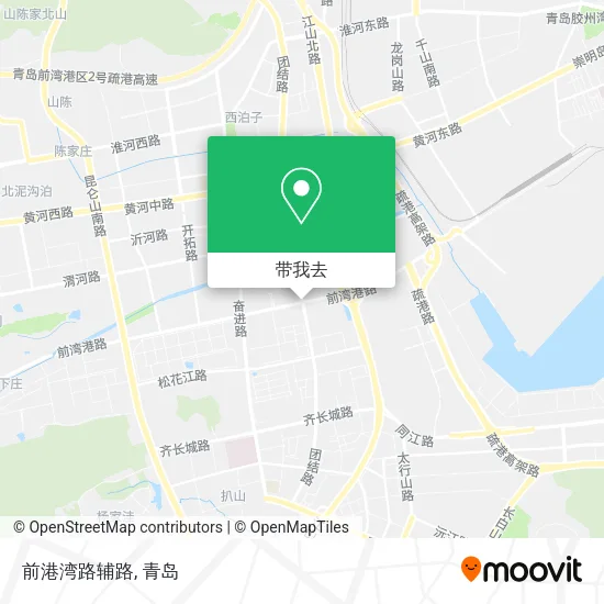 前港湾路辅路地图