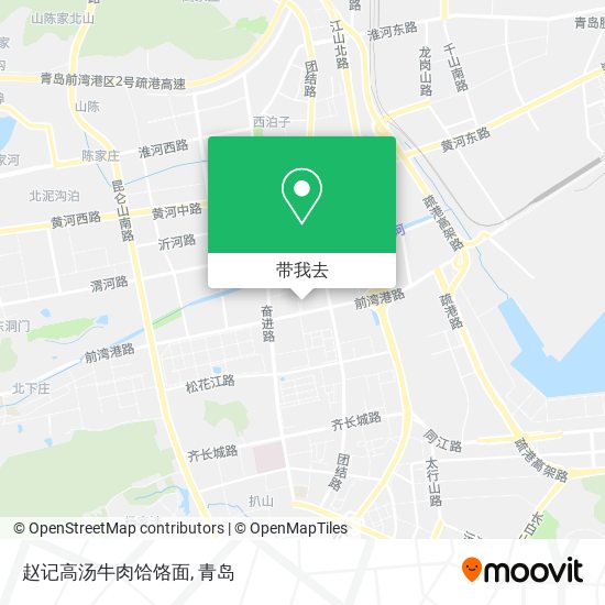 赵记高汤牛肉饸饹面地图