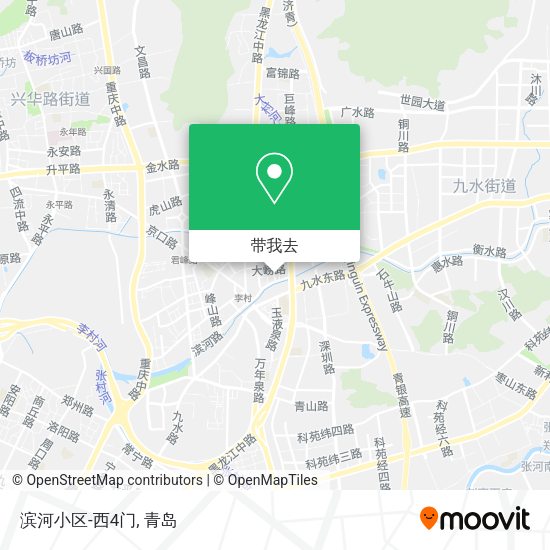 滨河小区-西4门地图