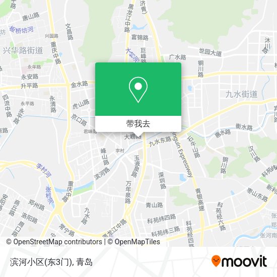 滨河小区(东3门)地图