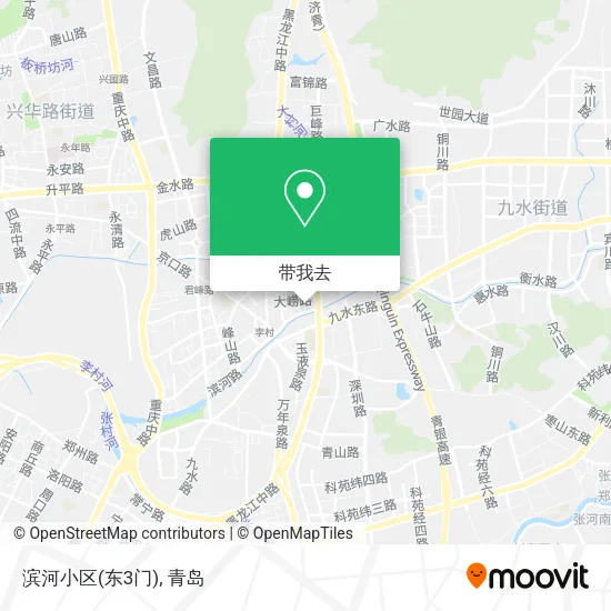 滨河小区(东3门)地图