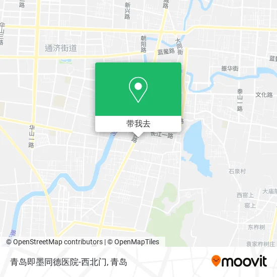 青岛即墨同德医院-西北门地图