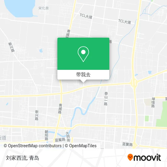 刘家西流地图