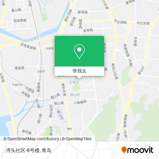 湾头社区-8号楼地图