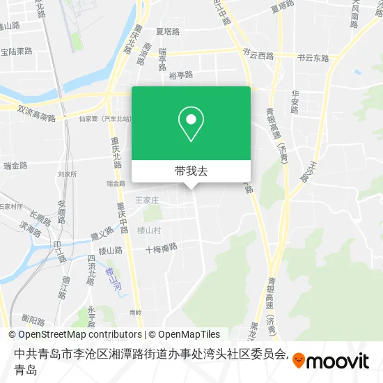 中共青岛市李沧区湘潭路街道办事处湾头社区委员会地图