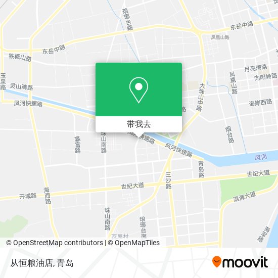 从恒粮油店地图