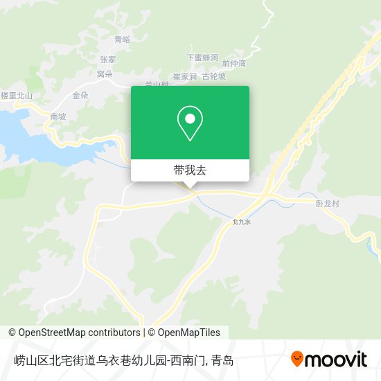 崂山区北宅街道乌衣巷幼儿园-西南门地图