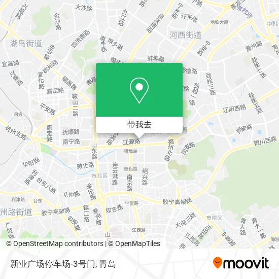 新业广场停车场-3号门地图