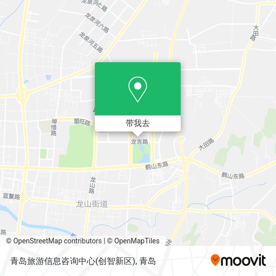 青岛旅游信息咨询中心(创智新区)地图
