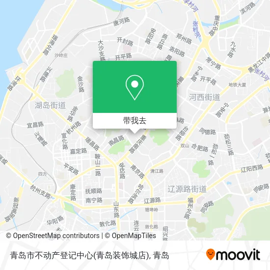 青岛市不动产登记中心(青岛装饰城店)地图