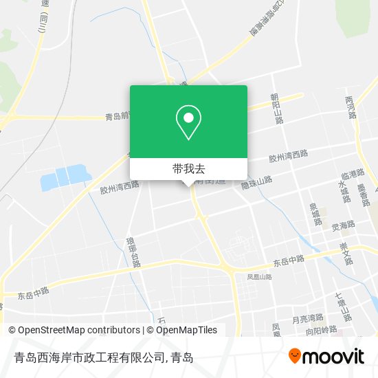 青岛西海岸市政工程有限公司地图