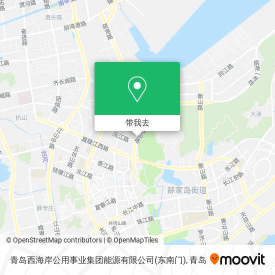 青岛西海岸公用事业集团能源有限公司(东南门)地图