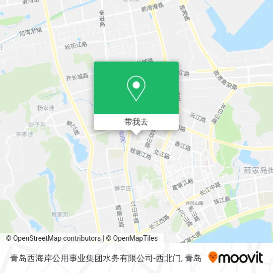青岛西海岸公用事业集团水务有限公司-西北门地图