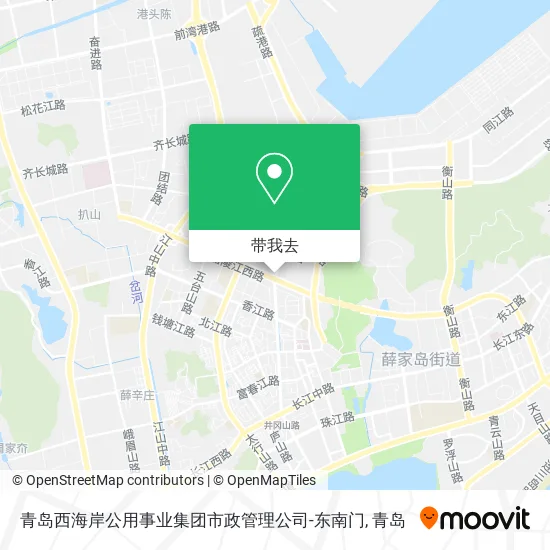 青岛西海岸公用事业集团市政管理公司-东南门地图
