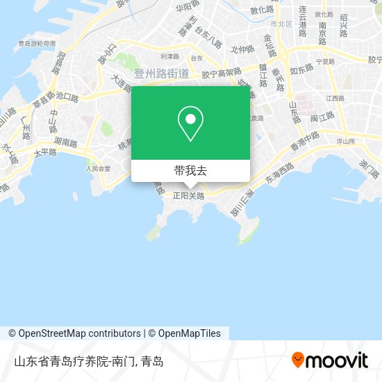 山东省青岛疗养院-南门地图