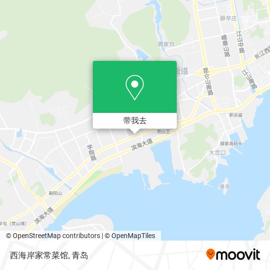 西海岸家常菜馆地图