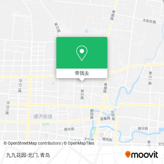 九九花园-北门地图