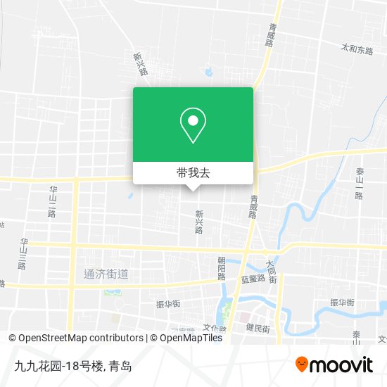 九九花园-18号楼地图