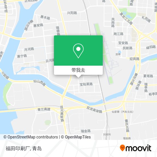 福田印刷厂地图
