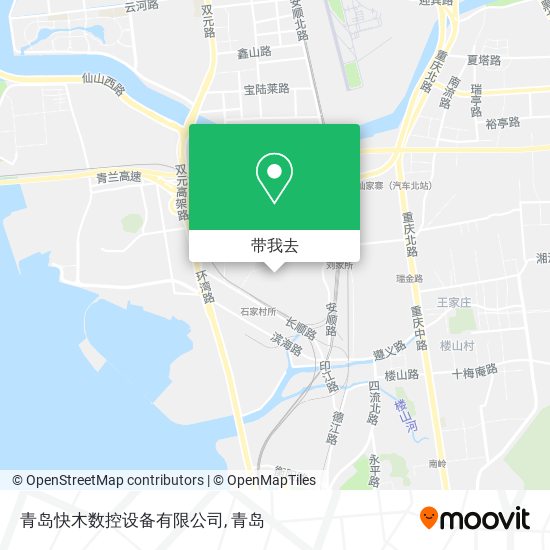 青岛快木数控设备有限公司地图