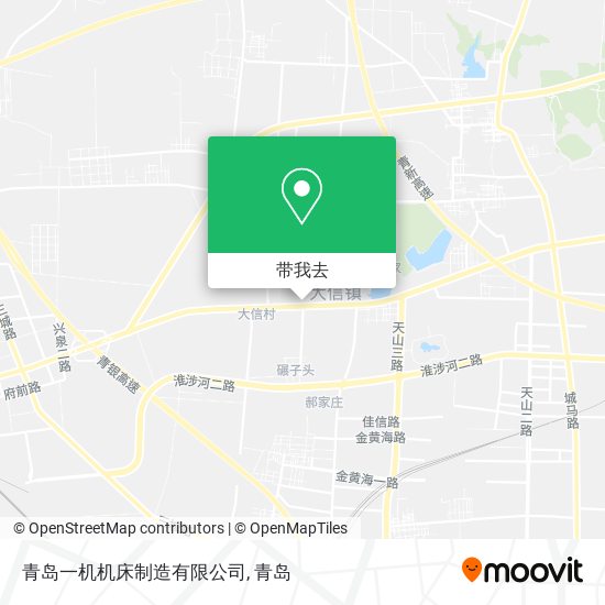 青岛一机机床制造有限公司地图
