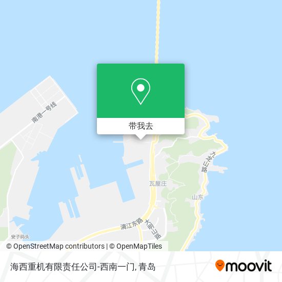 海西重机有限责任公司-西南一门地图