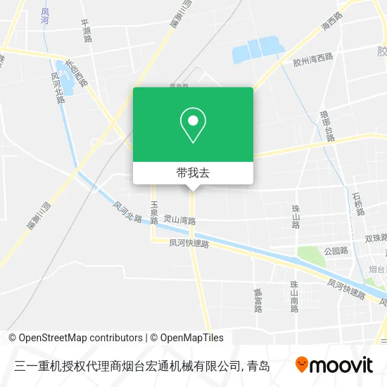 三一重机授权代理商烟台宏通机械有限公司地图