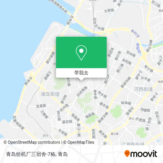 青岛纺机厂三宿舍-7栋地图