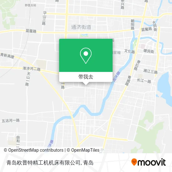 青岛欧普特精工机机床有限公司地图