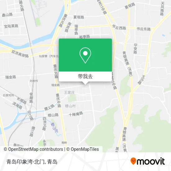 青岛印象湾-北门地图