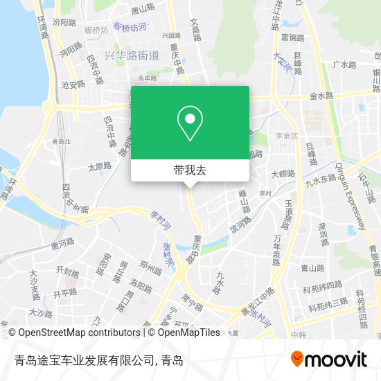 青岛途宝车业发展有限公司地图