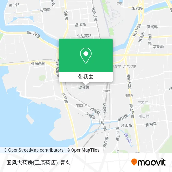 国风大药房(宝康药店)地图