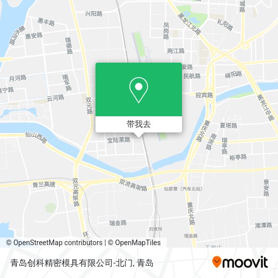 青岛创科精密模具有限公司-北门地图
