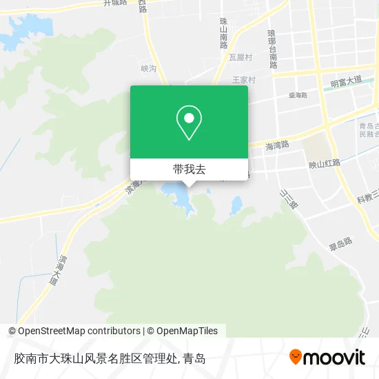 胶南市大珠山风景名胜区管理处地图