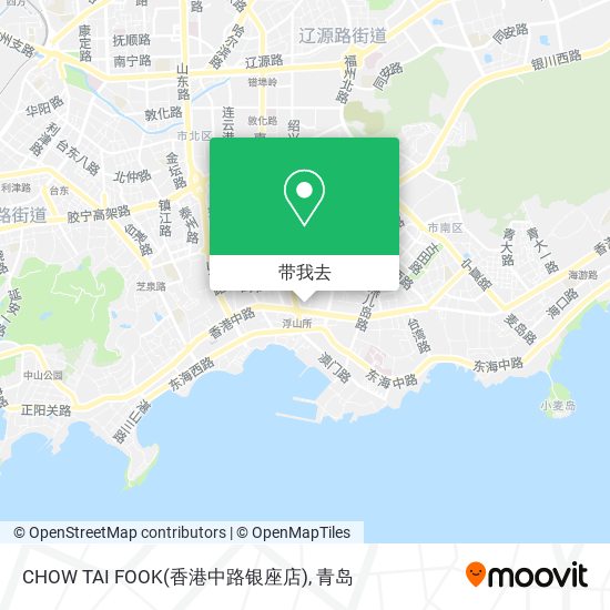 CHOW TAI FOOK(香港中路银座店)地图