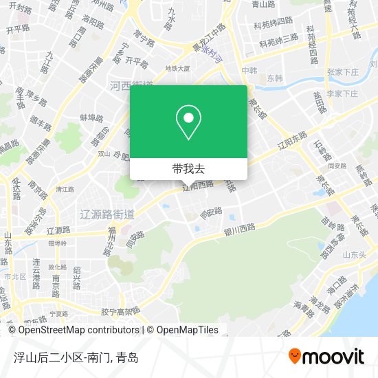 浮山后二小区-南门地图