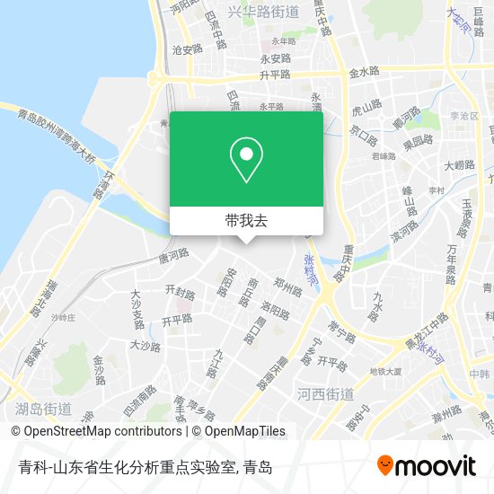青科-山东省生化分析重点实验室地图