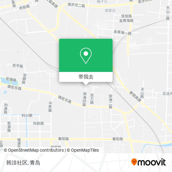 韩洼社区地图